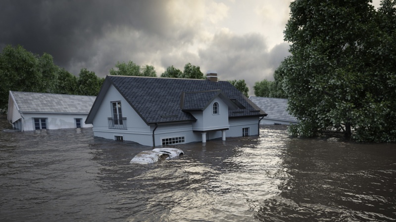 Potopul  din Londra: spitalele și stația DLR inundate, străzile transformate în râuri