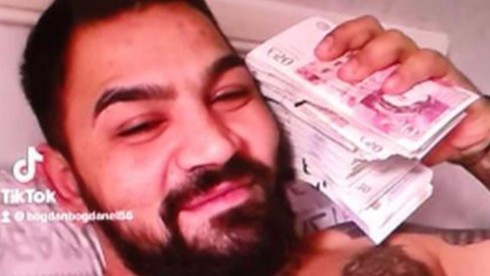 Hoț prins în UK după ce s-a lăudat pe TikTok că are bani