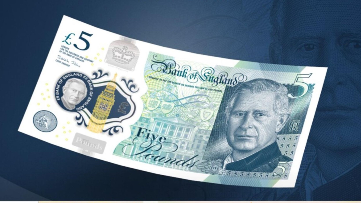 UK: Bancnotele cu chipul regelui Charles al III-lea au intrat în circulație